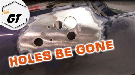 welding holes in auto panels